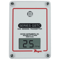 Dwyer Carbon Monoxide/Nitrogen Dioxide Gas Transmitter, Series GSTA/GSTC